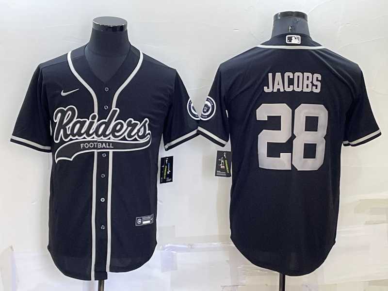 Raiders #28 Josh Jacobs Black Men's Stitched MLB Cool Base Nike Baseball Jersey,We sell and wholesale Raiders #28 Josh Jacobs Black Men's Stitched MLB Cool Base Nike Baseball Jersey on line form chian!